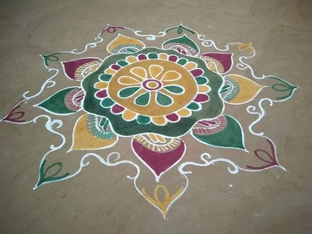 बुक्सा रंगोली